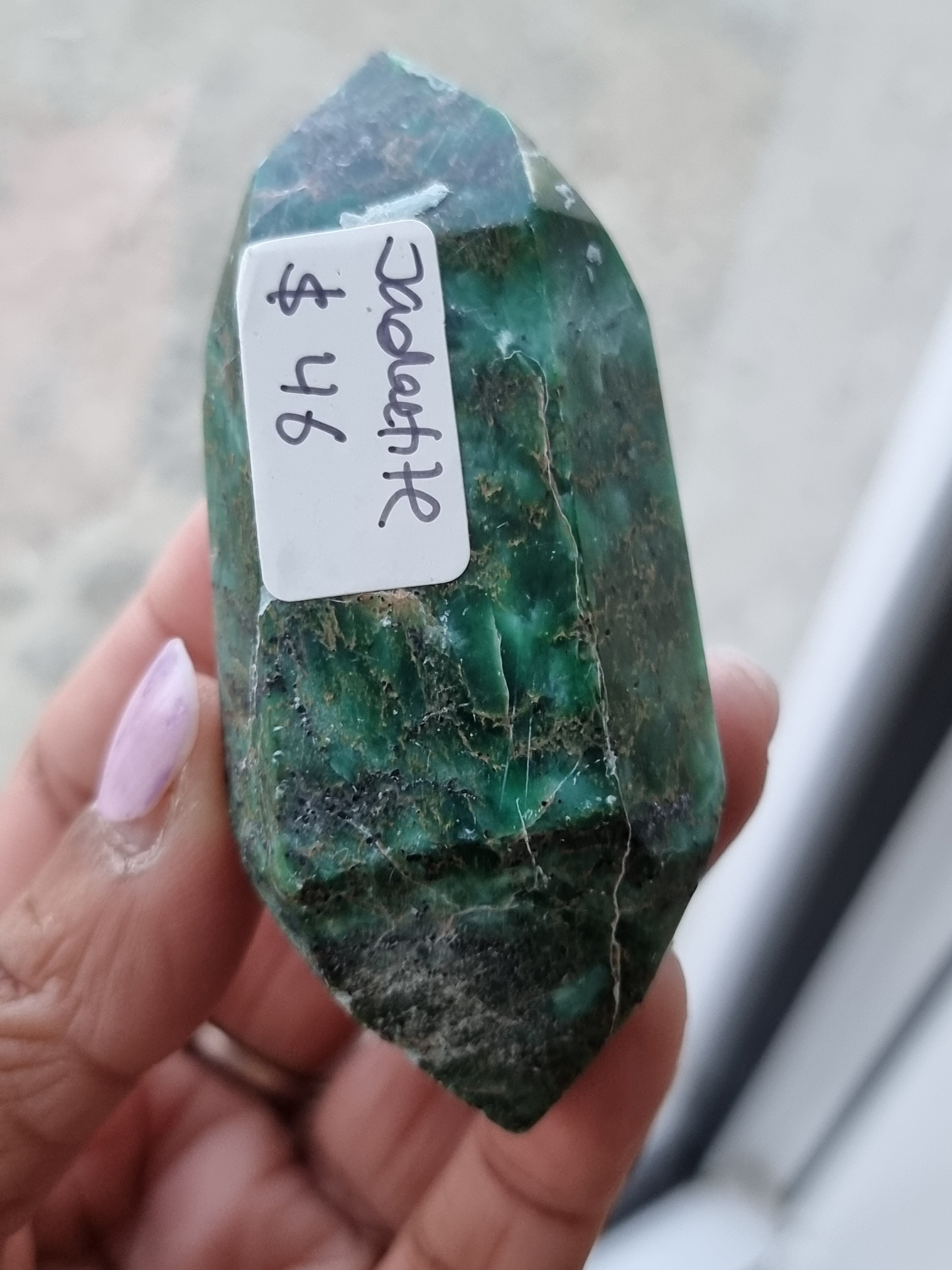 Jadeite Double Terminated  Point