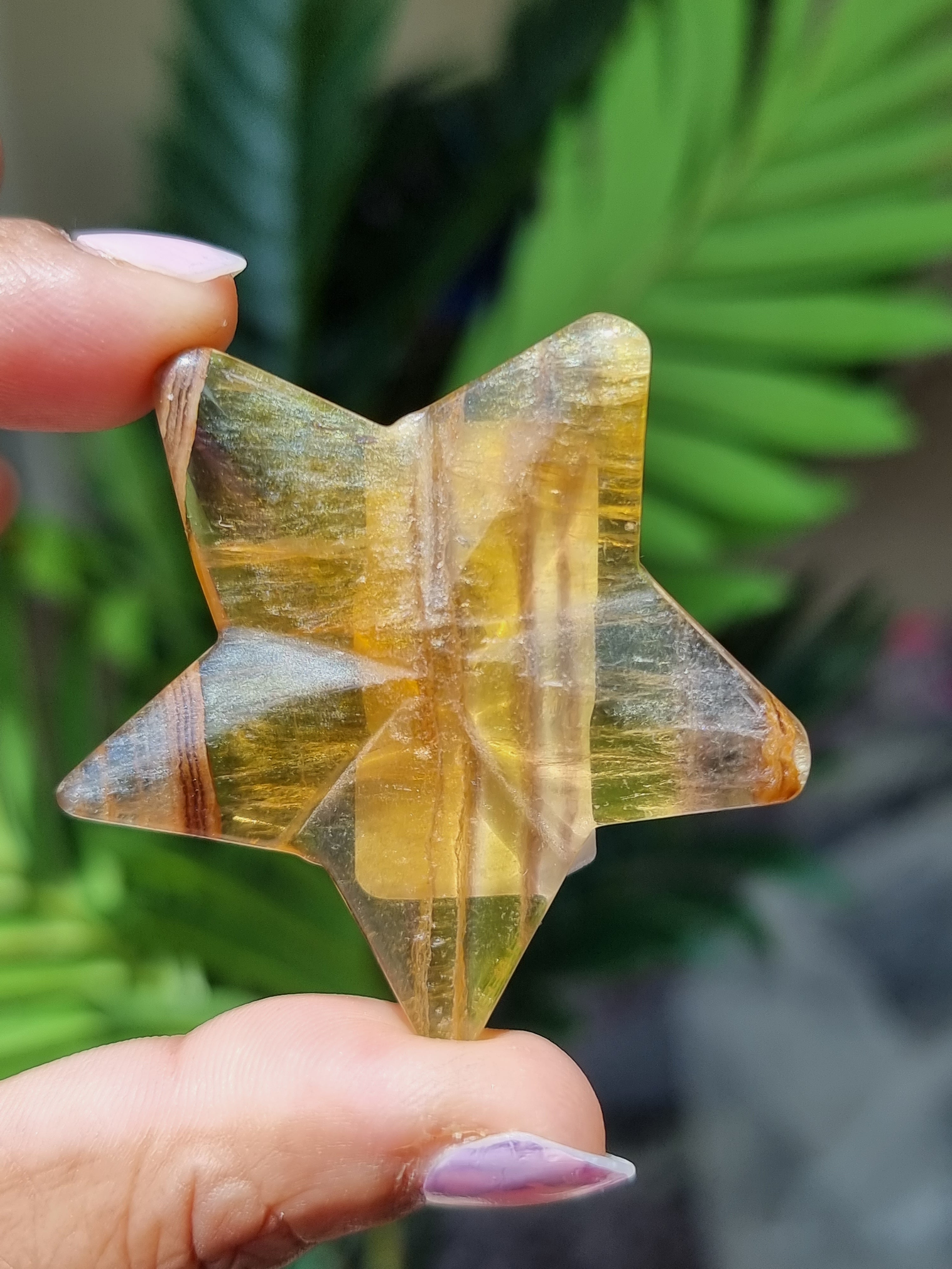 Yellow Fluorite Shape