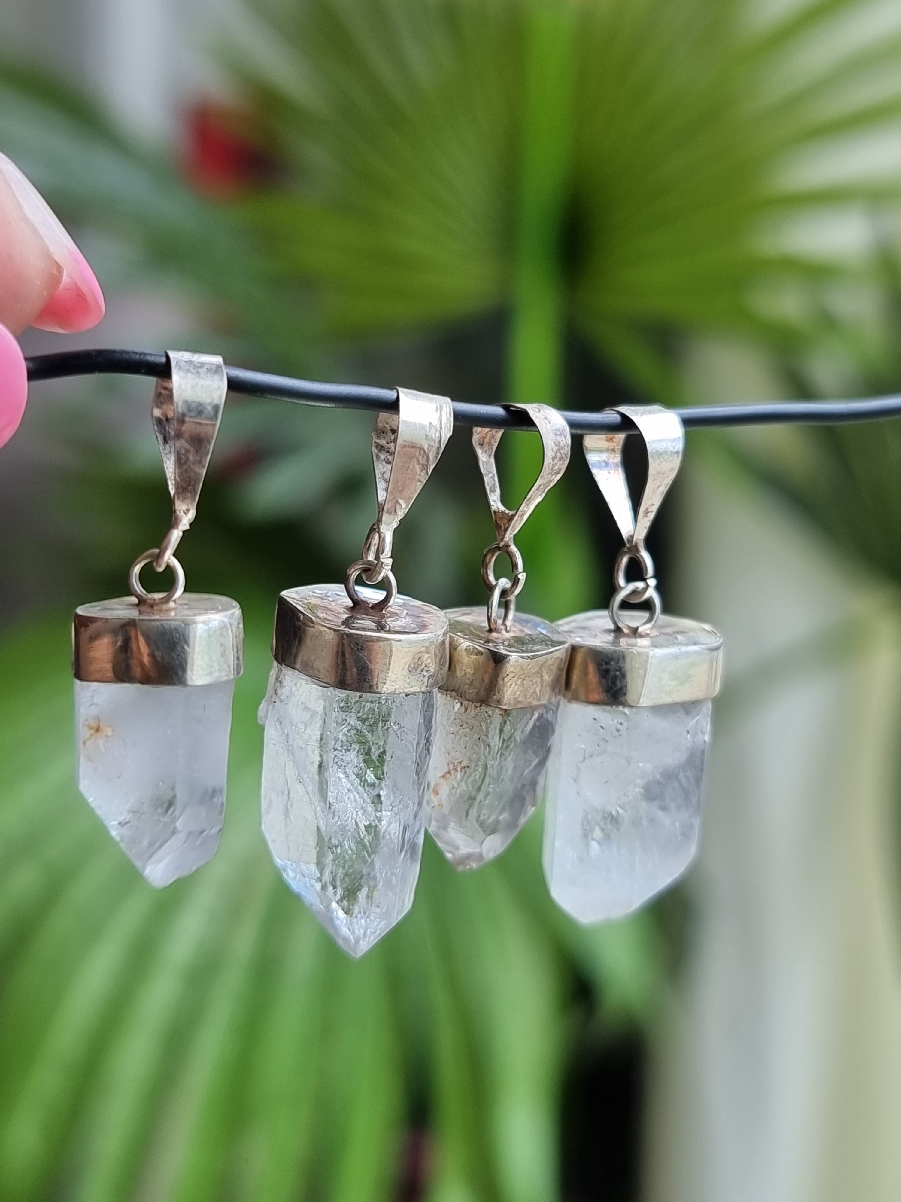 Clear Quartz Cap Pendant