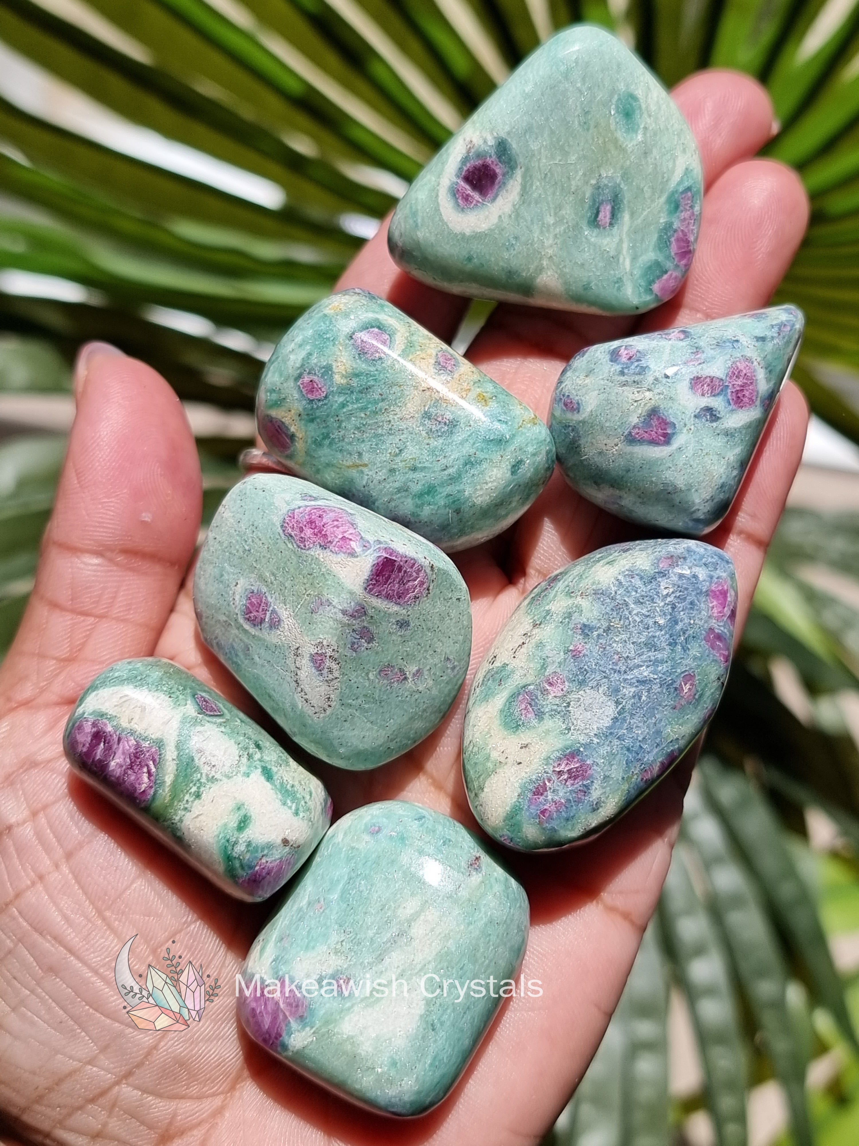 Ruby in Fuchsite Tumble