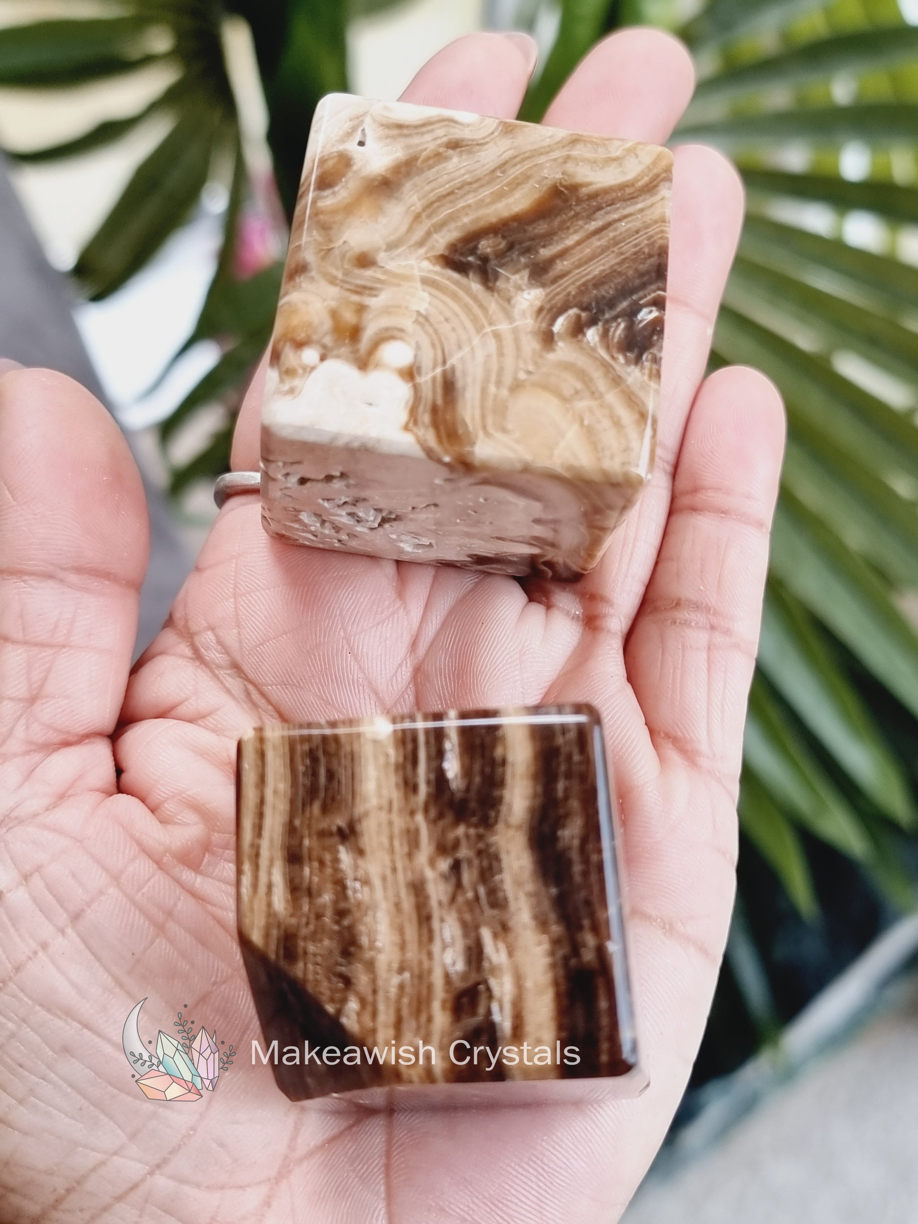 Chocolate Calcite Cube