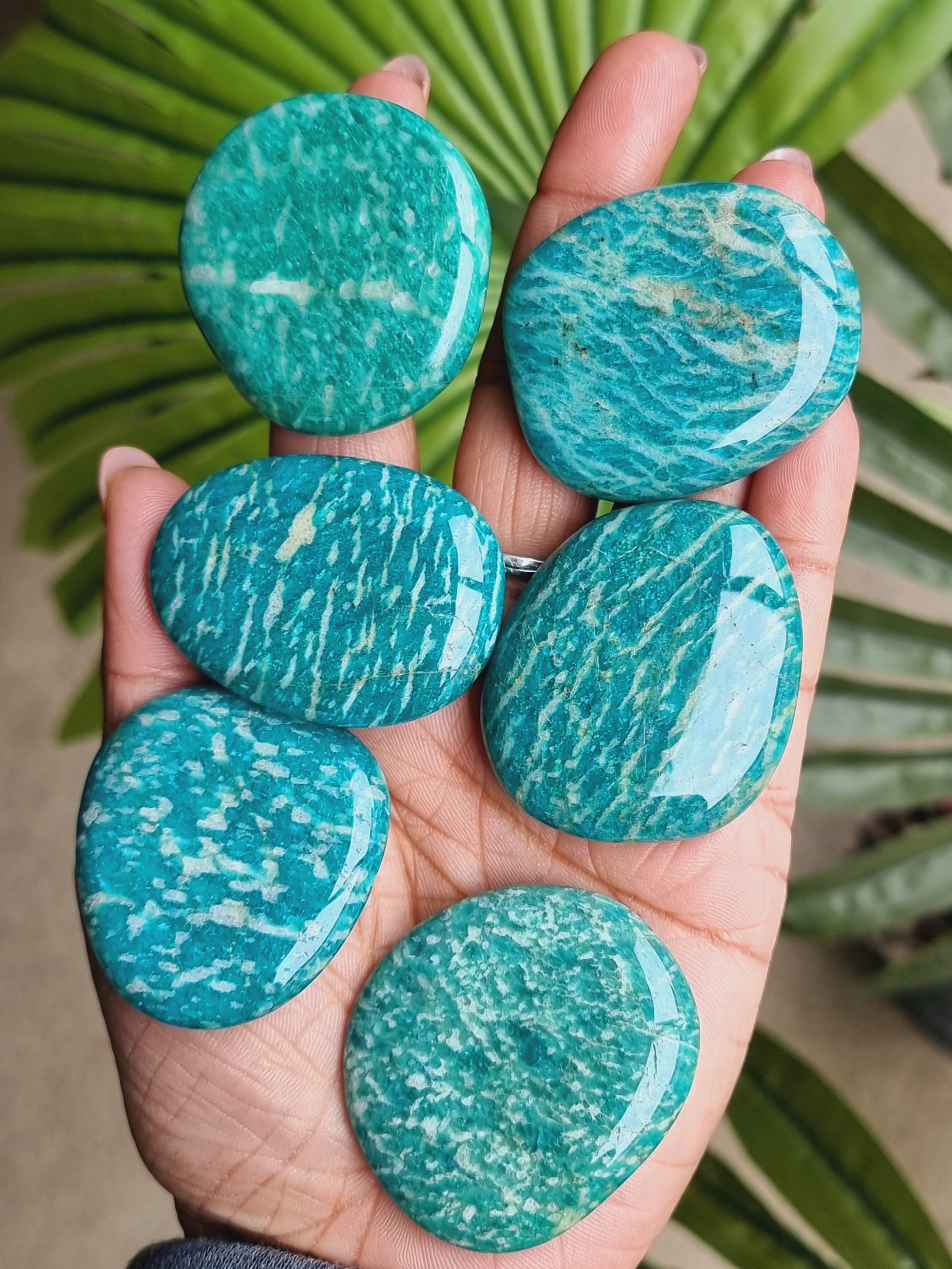 Amazonite Flat Stone