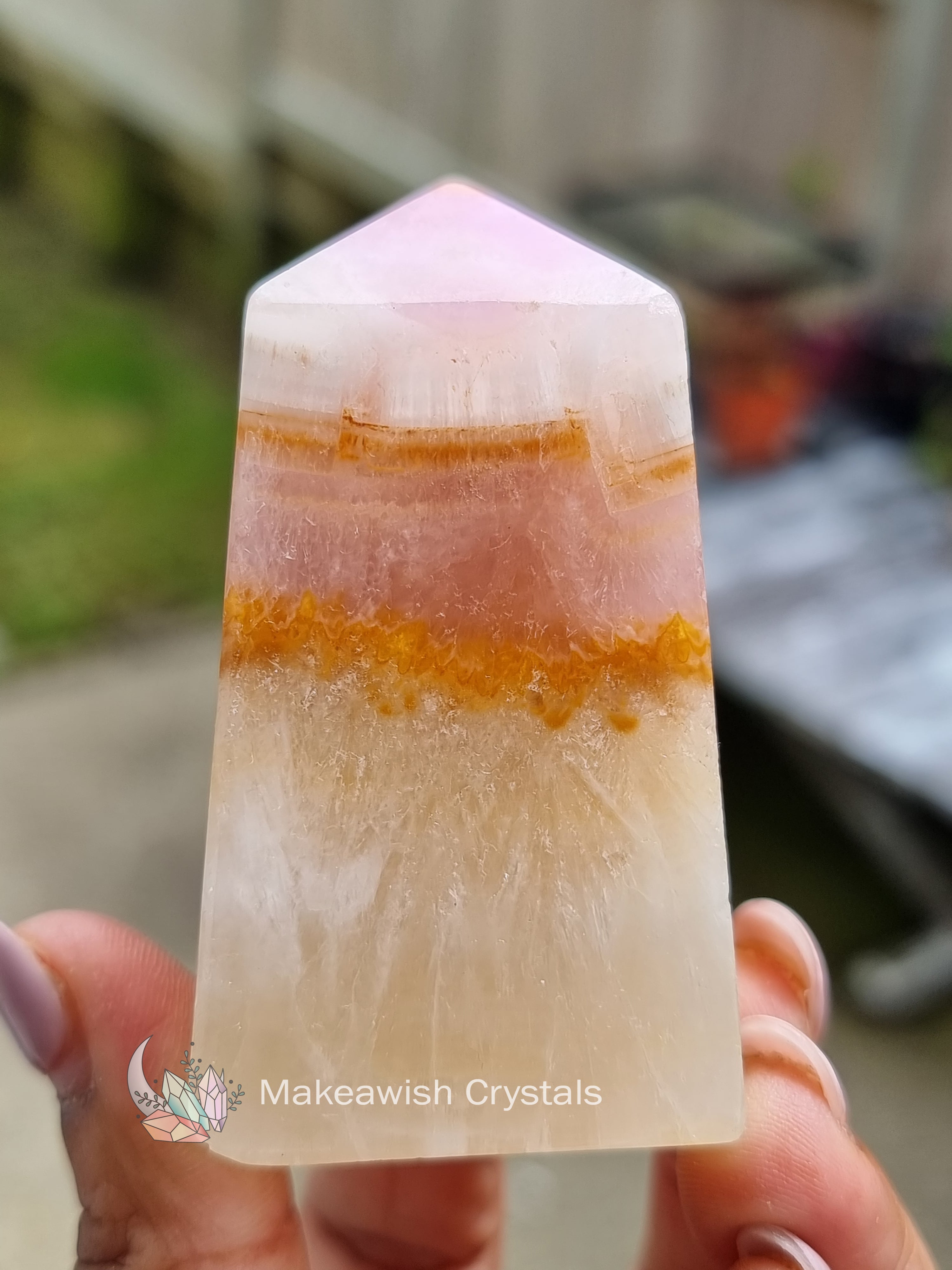Pink Aragonite Tower