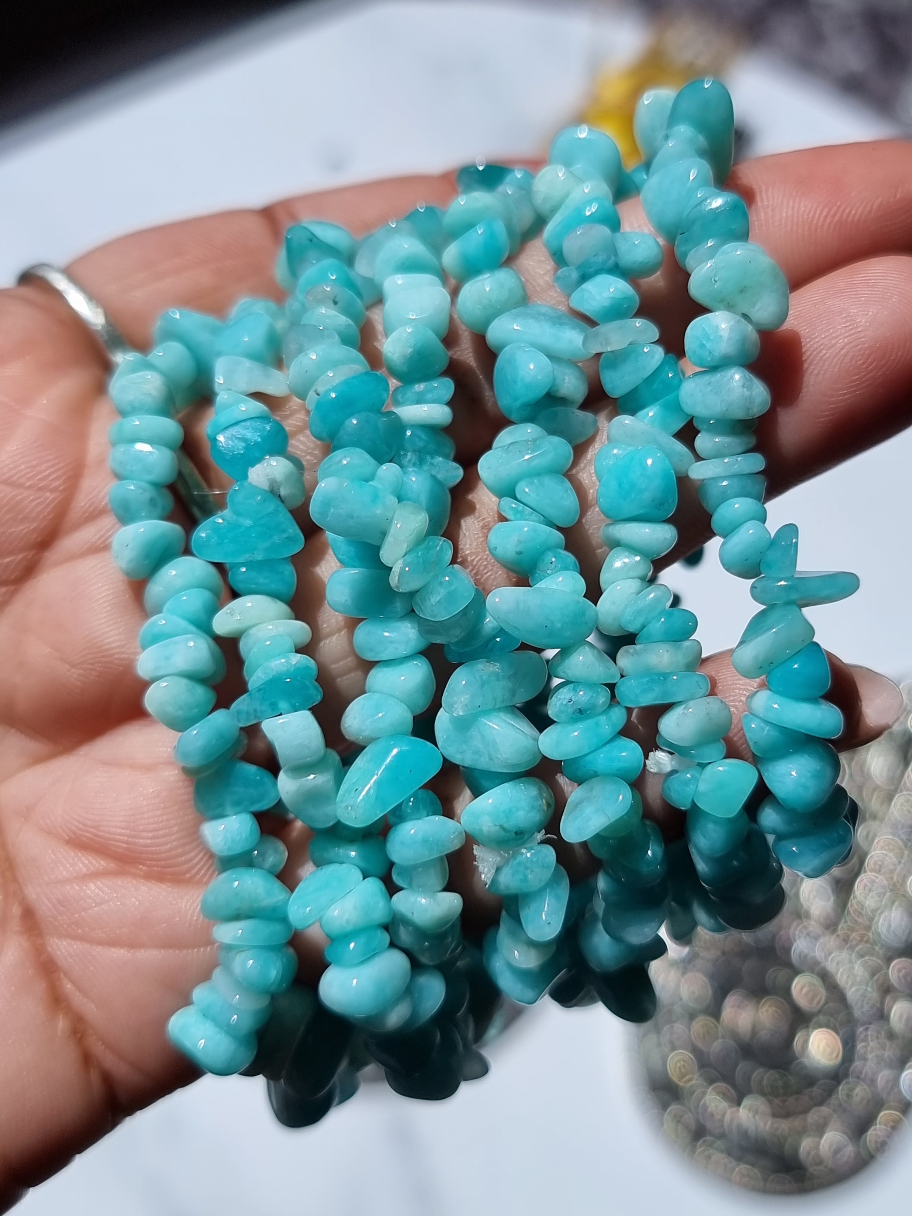 Amazonite Chips Bracelet
