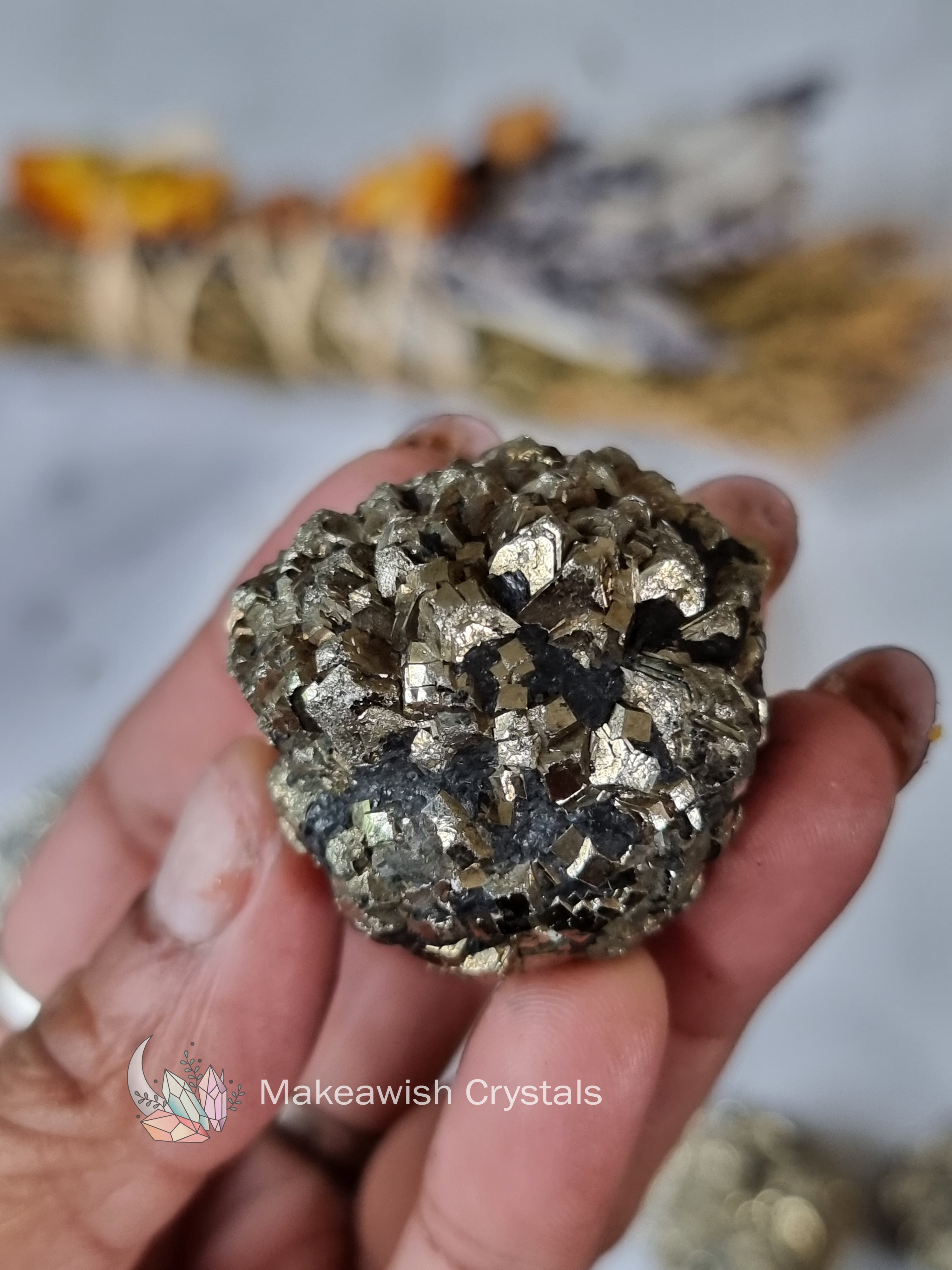Pyrite Rough Sphere