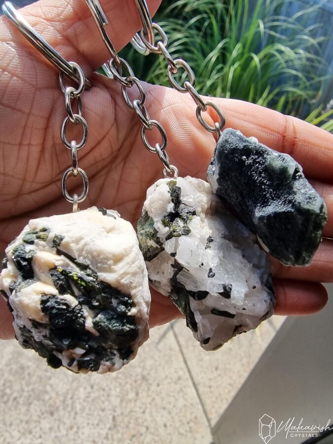 Tourmalated Quartz Keychain