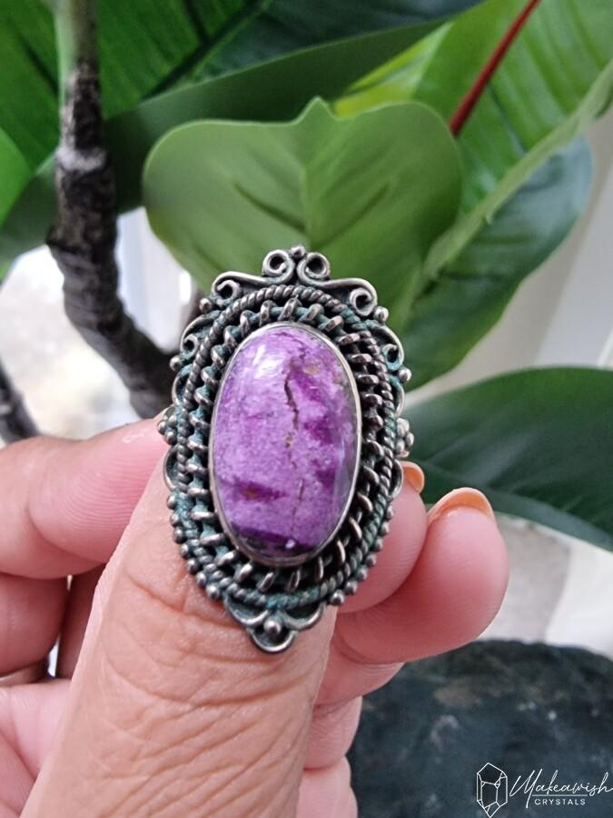 Purpurite in Sterling Silver