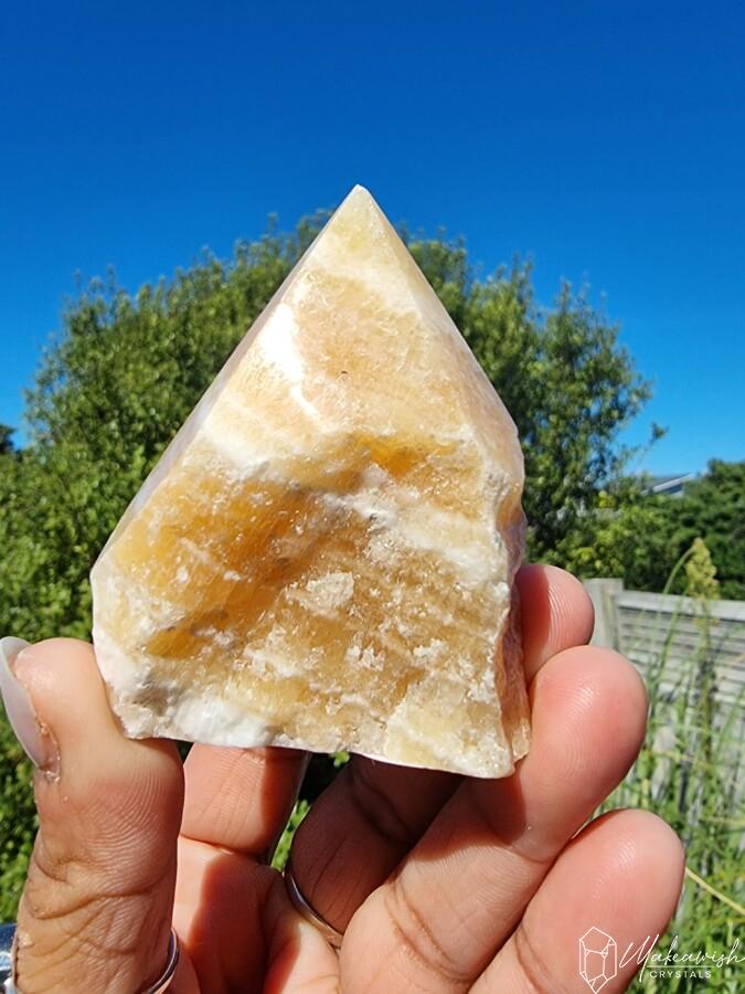 Orange Calcite Point