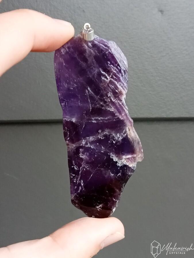 Amethyst Slab Pendant