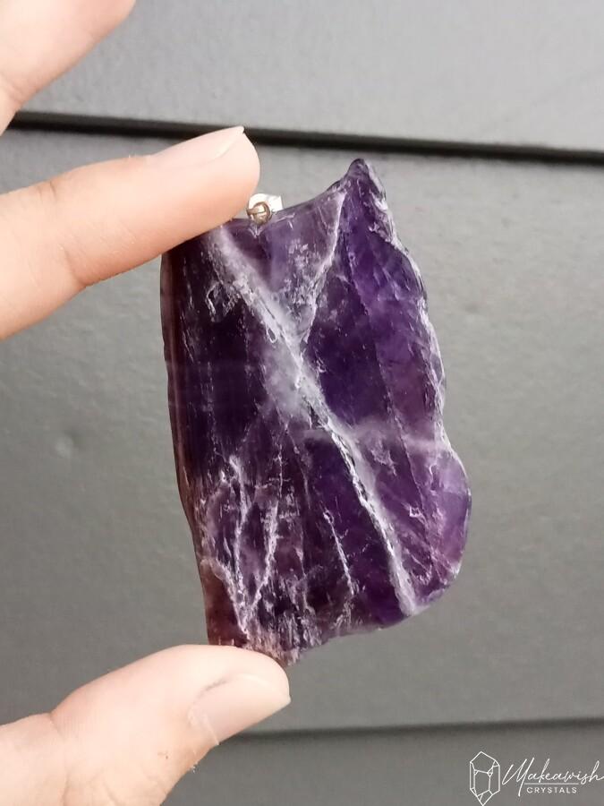 Amethyst Slab Pendant