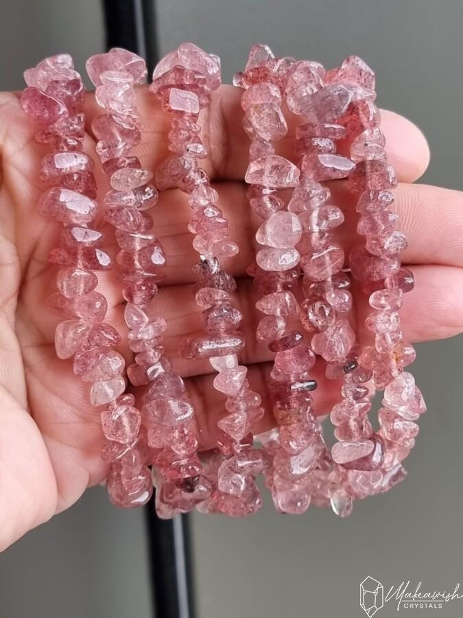 Strawberry Quartz Bracelet