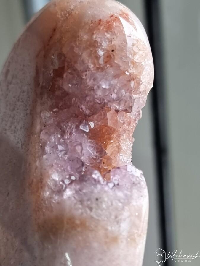 Pink Amethyst Heart