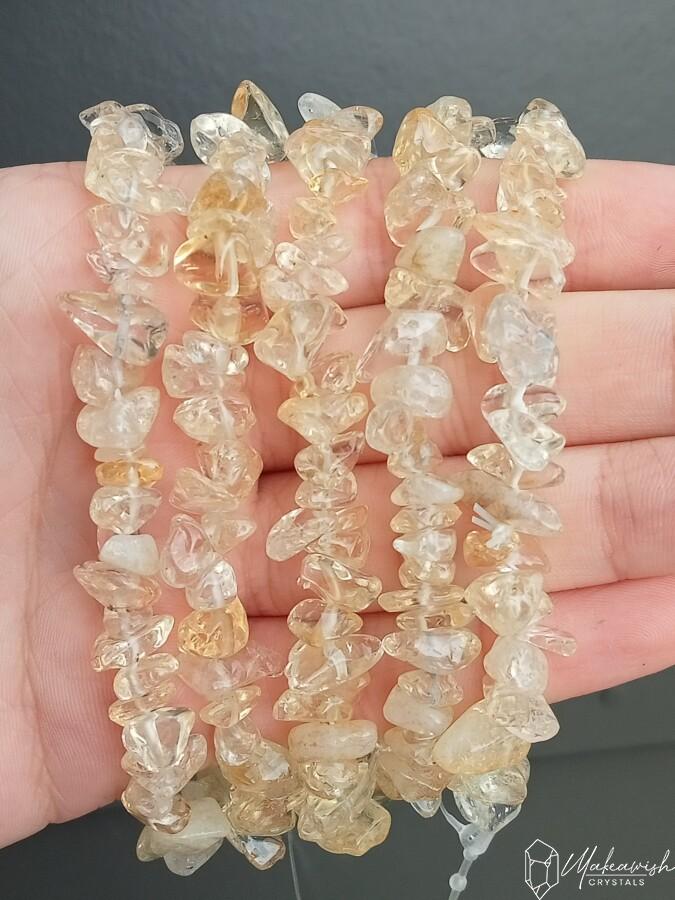 Citrine Chip Bracelet