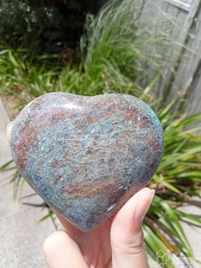 Fuchsite Heart