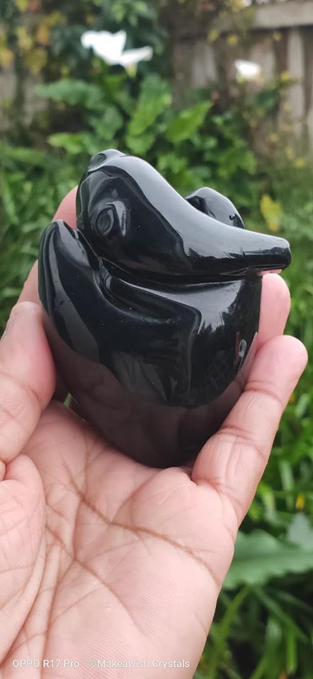Black Obsidian heart